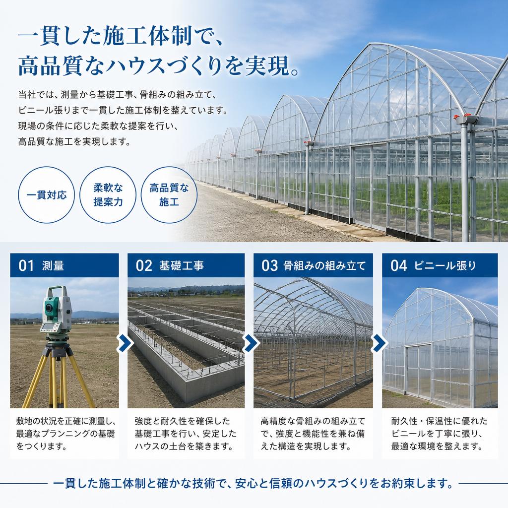 我が社の施工プロセス